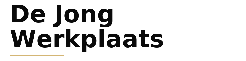 De Jong Werkplaats logo